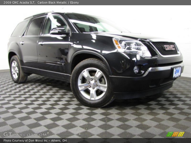 Carbon Black Metallic / Ebony 2009 GMC Acadia SLT