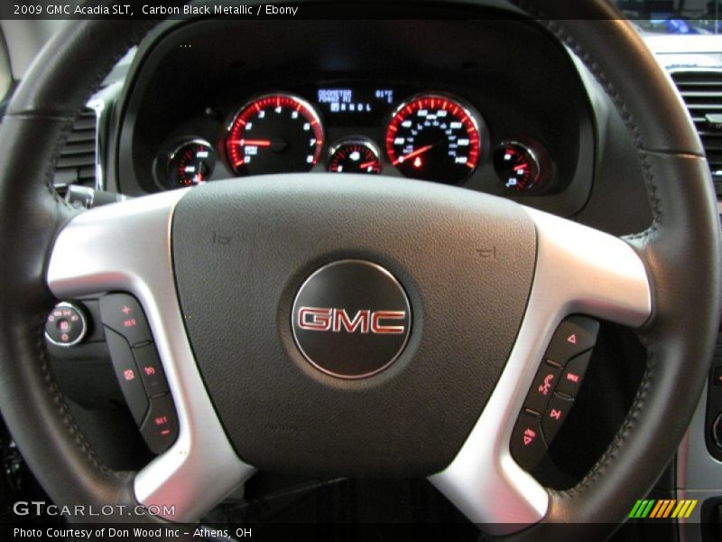 Carbon Black Metallic / Ebony 2009 GMC Acadia SLT