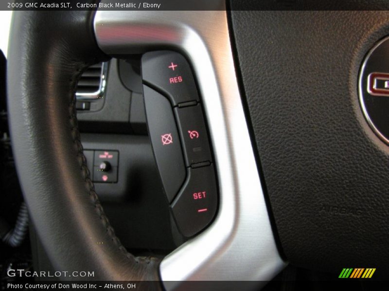Carbon Black Metallic / Ebony 2009 GMC Acadia SLT