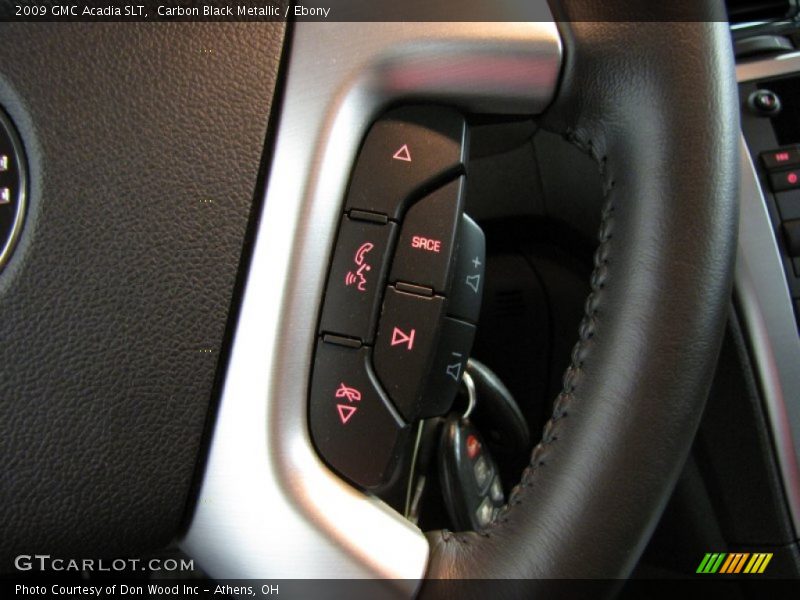 Carbon Black Metallic / Ebony 2009 GMC Acadia SLT