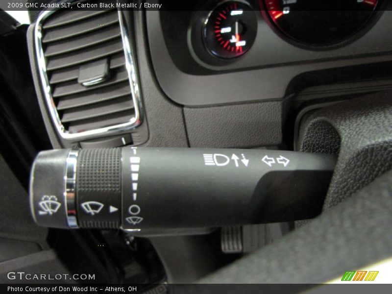 Carbon Black Metallic / Ebony 2009 GMC Acadia SLT