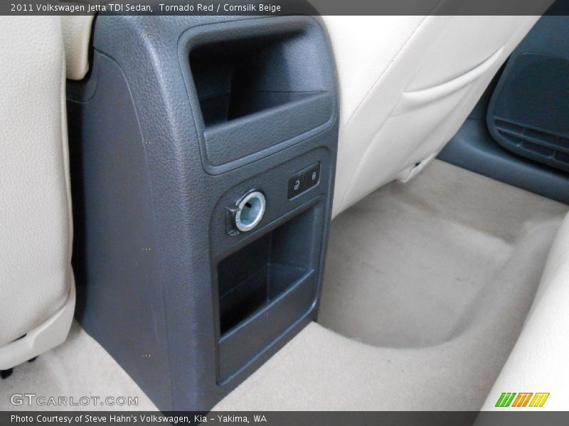 Tornado Red / Cornsilk Beige 2011 Volkswagen Jetta TDI Sedan