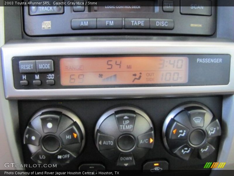 Galactic Gray Mica / Stone 2003 Toyota 4Runner SR5