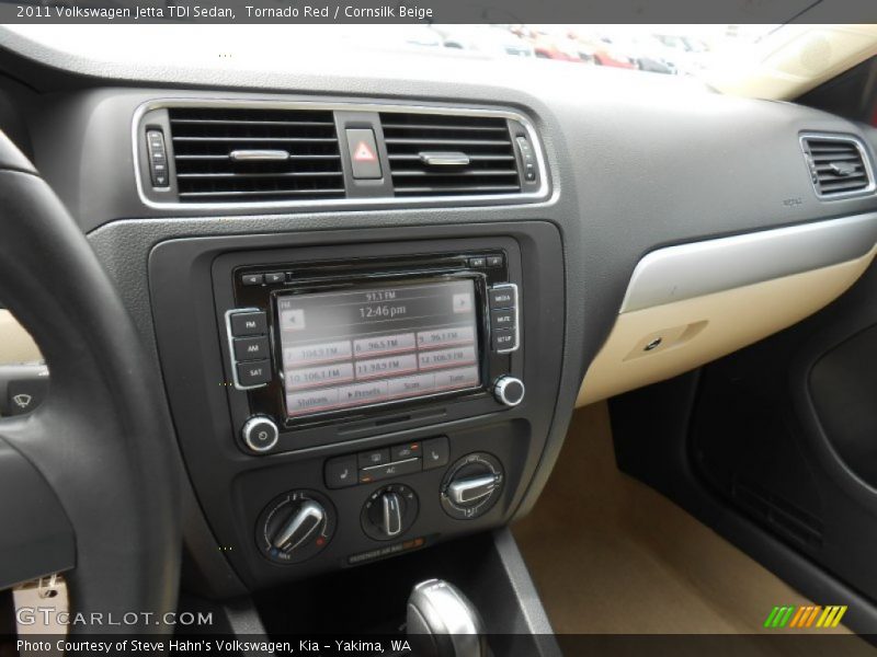 Tornado Red / Cornsilk Beige 2011 Volkswagen Jetta TDI Sedan
