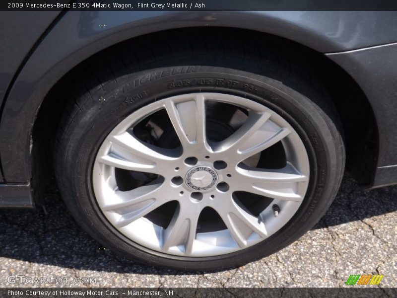 Flint Grey Metallic / Ash 2009 Mercedes-Benz E 350 4Matic Wagon