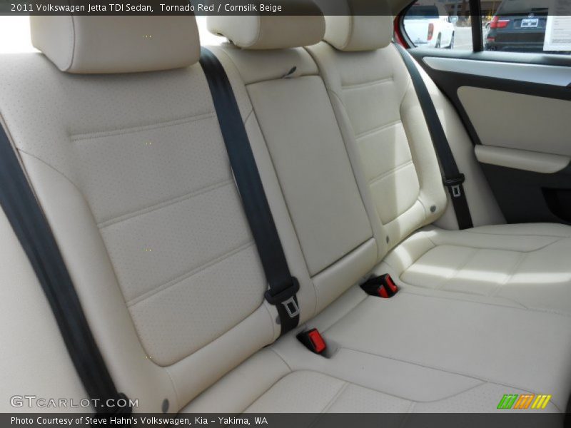 Tornado Red / Cornsilk Beige 2011 Volkswagen Jetta TDI Sedan