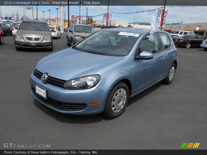 Shark Blue Metallic / Titan Black 2010 Volkswagen Golf 2 Door