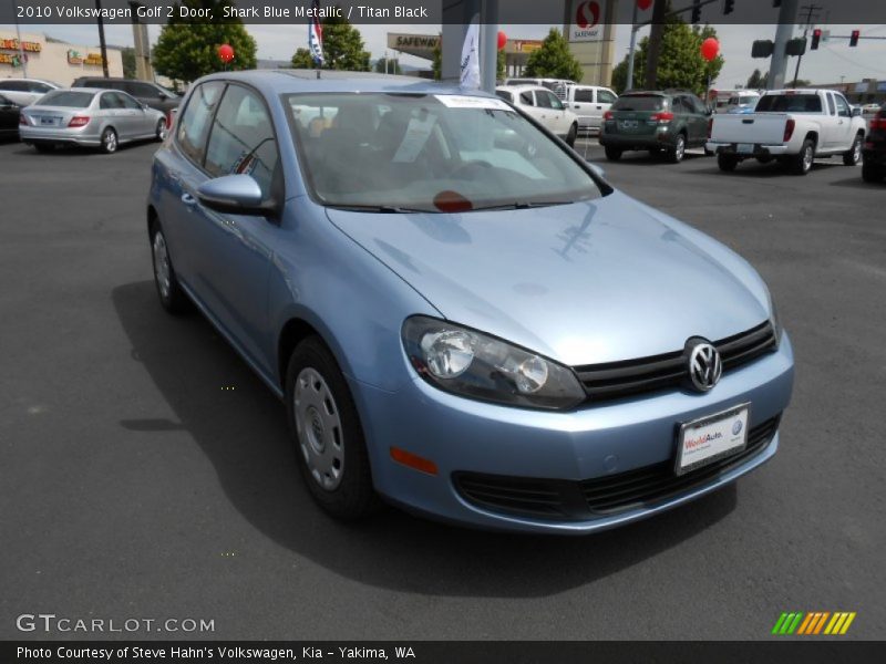 Shark Blue Metallic / Titan Black 2010 Volkswagen Golf 2 Door