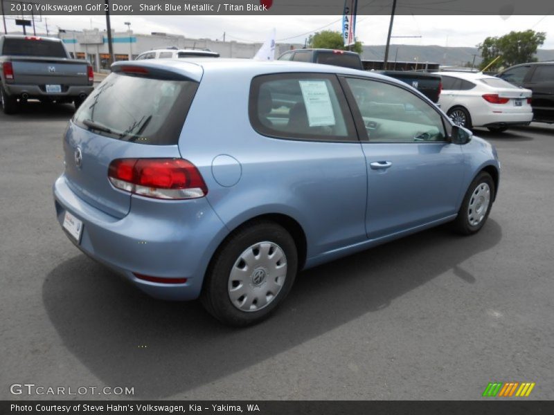 Shark Blue Metallic / Titan Black 2010 Volkswagen Golf 2 Door