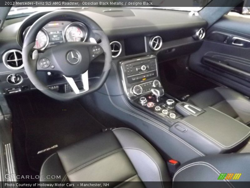  2012 SLS AMG Roadster designo Black Interior