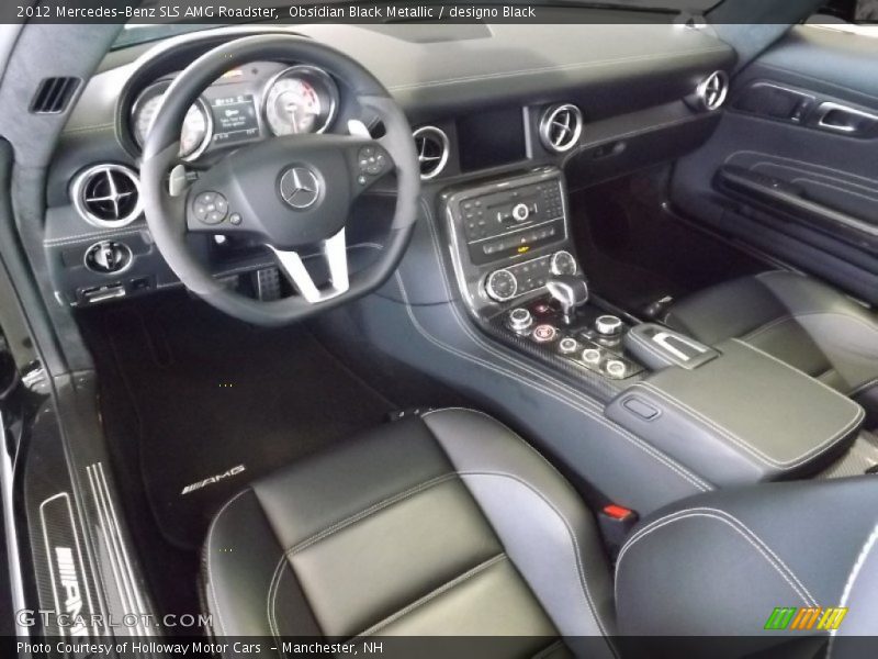 designo Black Interior - 2012 SLS AMG Roadster 