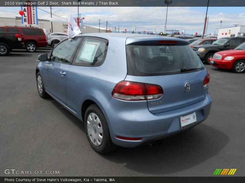 Shark Blue Metallic / Titan Black 2010 Volkswagen Golf 2 Door