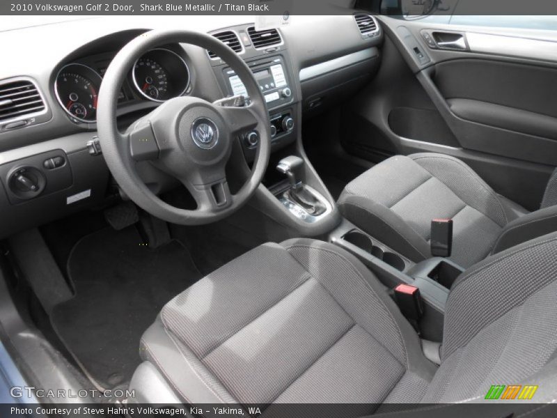 Shark Blue Metallic / Titan Black 2010 Volkswagen Golf 2 Door