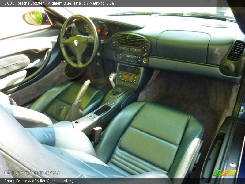 Midnight Blue Metallic / Metropol Blue 2001 Porsche Boxster