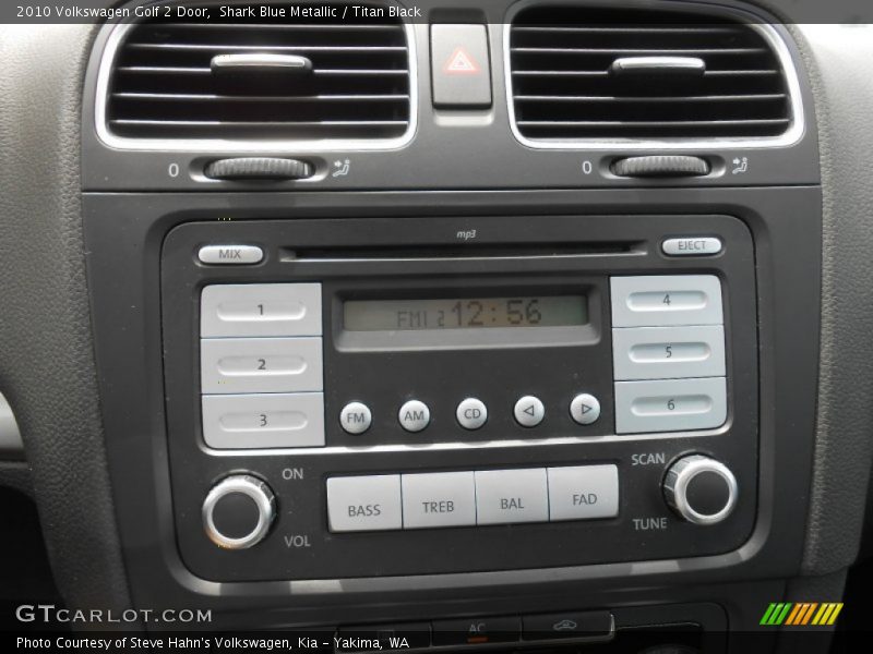 Shark Blue Metallic / Titan Black 2010 Volkswagen Golf 2 Door