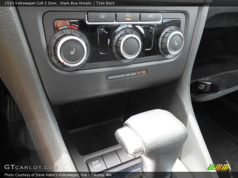 Shark Blue Metallic / Titan Black 2010 Volkswagen Golf 2 Door