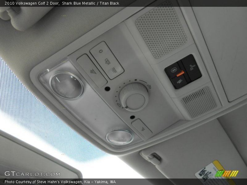 Shark Blue Metallic / Titan Black 2010 Volkswagen Golf 2 Door