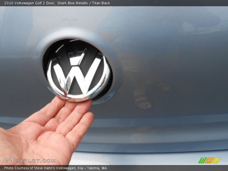 Shark Blue Metallic / Titan Black 2010 Volkswagen Golf 2 Door