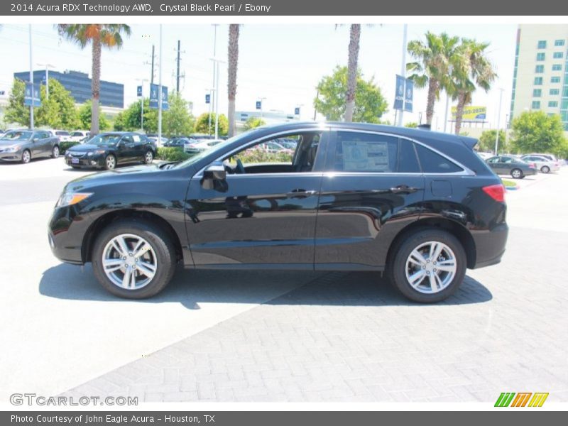 Crystal Black Pearl / Ebony 2014 Acura RDX Technology AWD