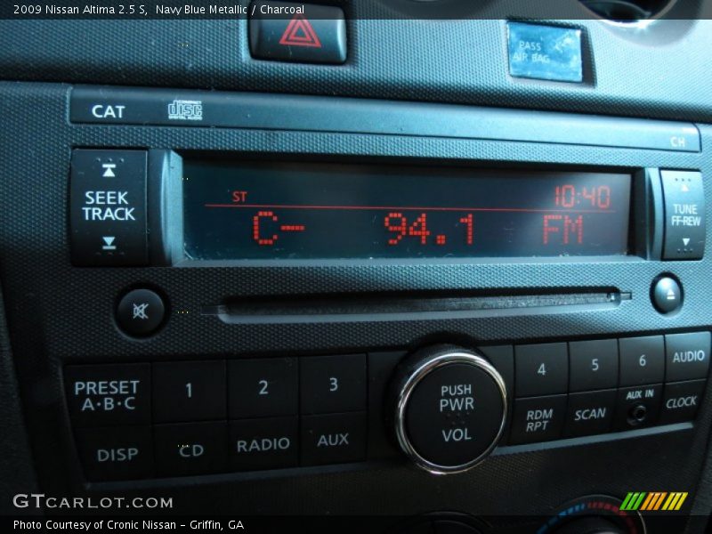 Navy Blue Metallic / Charcoal 2009 Nissan Altima 2.5 S
