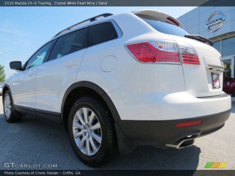Crystal White Pearl Mica / Sand 2010 Mazda CX-9 Touring