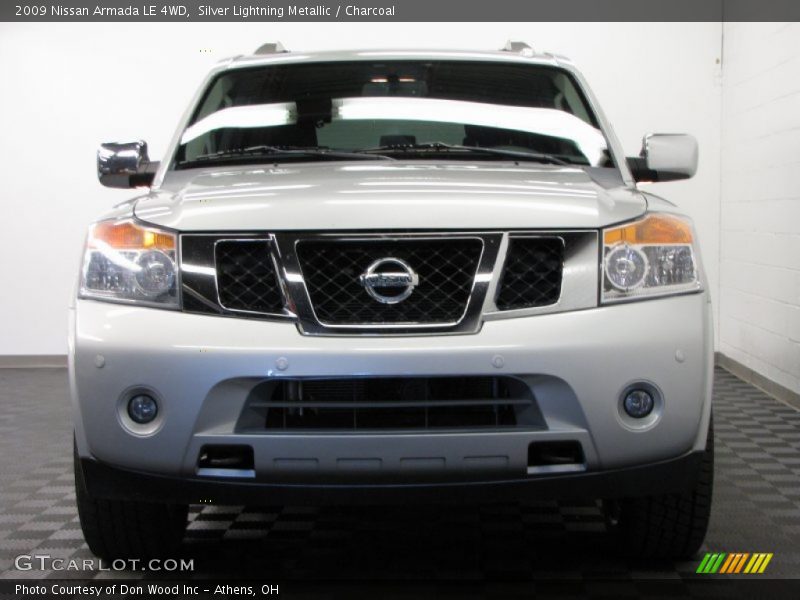 Silver Lightning Metallic / Charcoal 2009 Nissan Armada LE 4WD