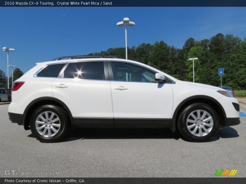 Crystal White Pearl Mica / Sand 2010 Mazda CX-9 Touring