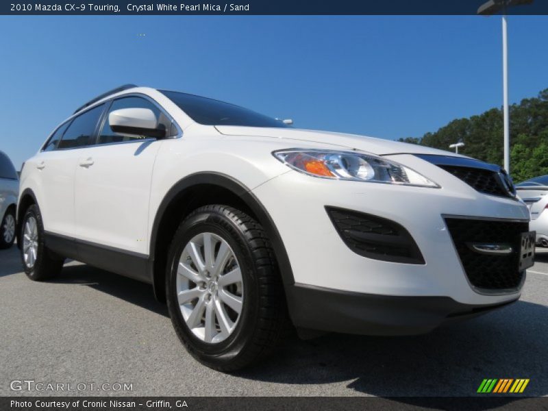 Crystal White Pearl Mica / Sand 2010 Mazda CX-9 Touring