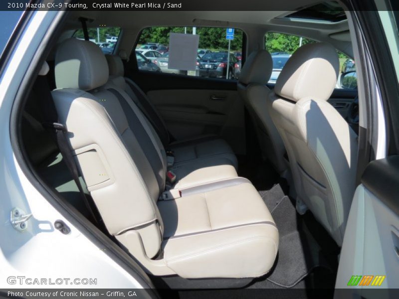 Crystal White Pearl Mica / Sand 2010 Mazda CX-9 Touring