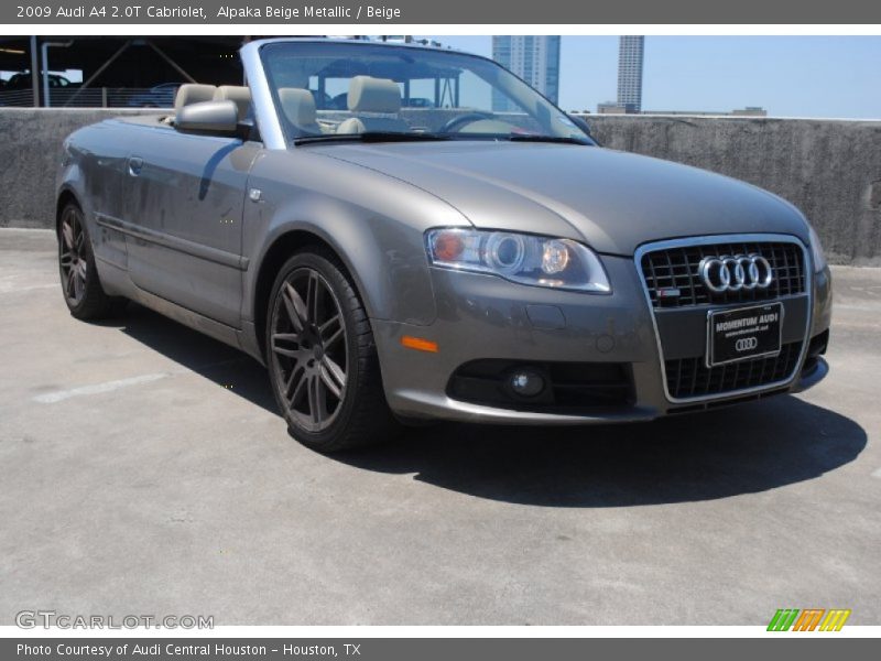 Alpaka Beige Metallic / Beige 2009 Audi A4 2.0T Cabriolet