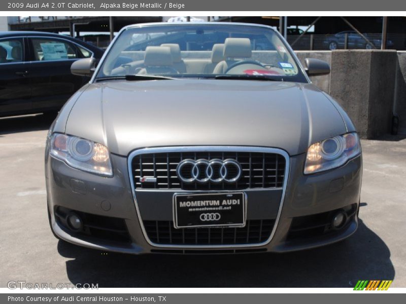 Alpaka Beige Metallic / Beige 2009 Audi A4 2.0T Cabriolet