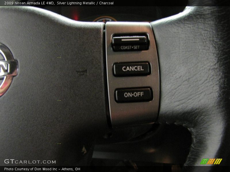 Silver Lightning Metallic / Charcoal 2009 Nissan Armada LE 4WD