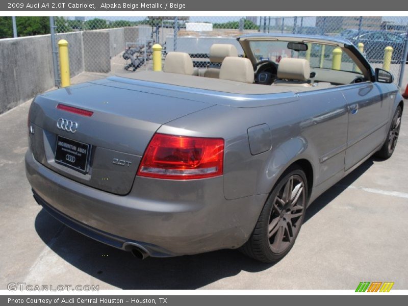 Alpaka Beige Metallic / Beige 2009 Audi A4 2.0T Cabriolet