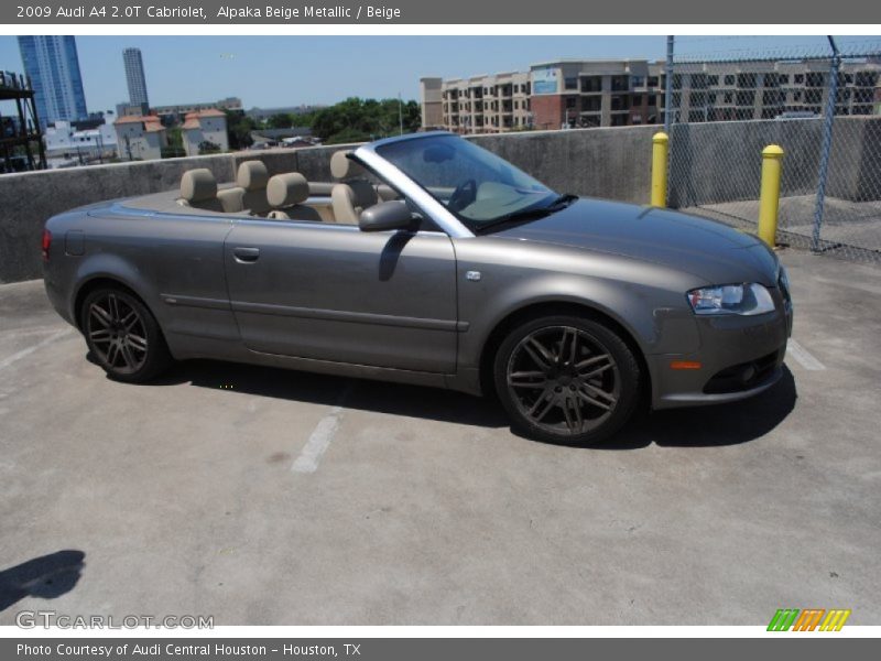 Alpaka Beige Metallic / Beige 2009 Audi A4 2.0T Cabriolet