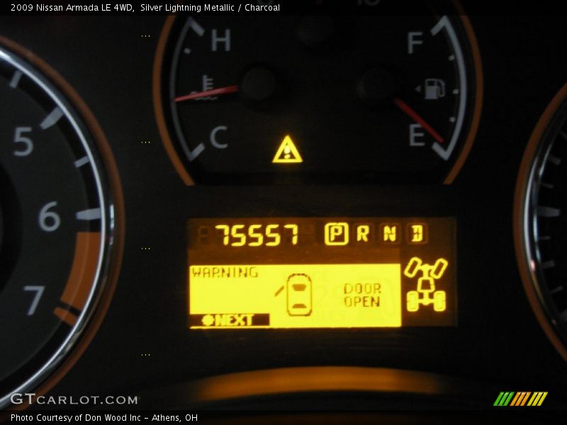 Silver Lightning Metallic / Charcoal 2009 Nissan Armada LE 4WD