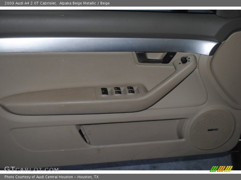 Alpaka Beige Metallic / Beige 2009 Audi A4 2.0T Cabriolet