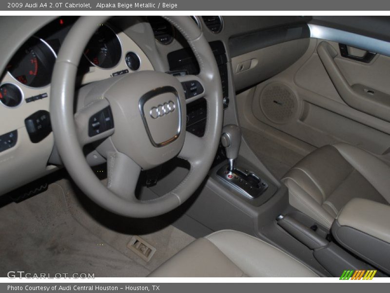 Alpaka Beige Metallic / Beige 2009 Audi A4 2.0T Cabriolet