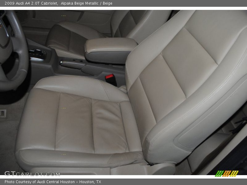 Alpaka Beige Metallic / Beige 2009 Audi A4 2.0T Cabriolet