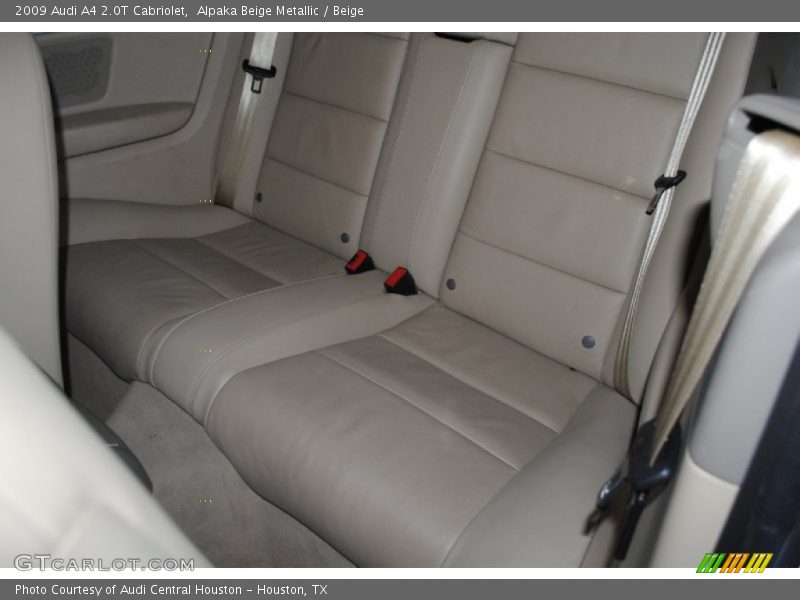 Alpaka Beige Metallic / Beige 2009 Audi A4 2.0T Cabriolet