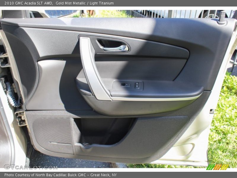 Gold Mist Metallic / Light Titanium 2010 GMC Acadia SLT AWD