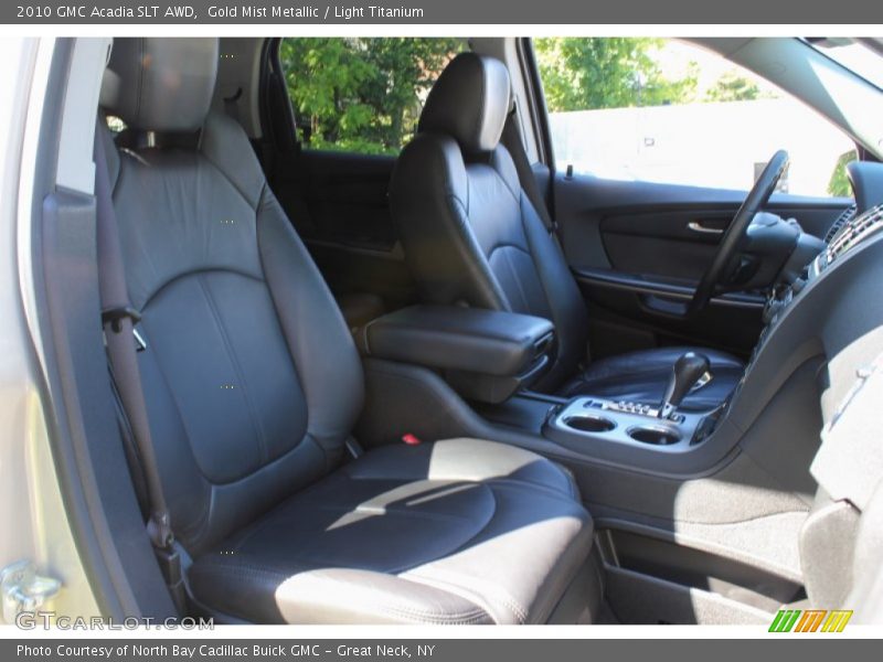 Gold Mist Metallic / Light Titanium 2010 GMC Acadia SLT AWD