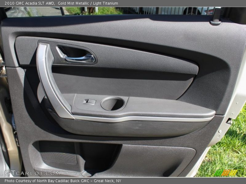 Gold Mist Metallic / Light Titanium 2010 GMC Acadia SLT AWD