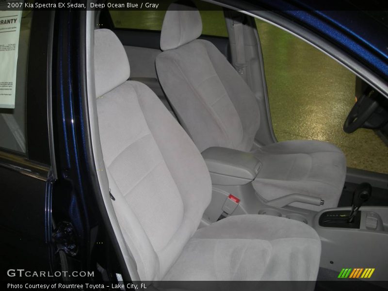 Deep Ocean Blue / Gray 2007 Kia Spectra EX Sedan