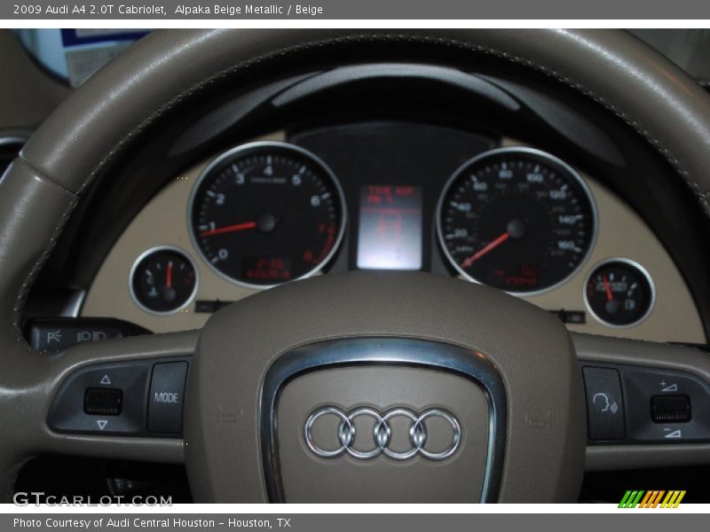 Alpaka Beige Metallic / Beige 2009 Audi A4 2.0T Cabriolet