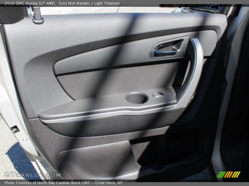 Gold Mist Metallic / Light Titanium 2010 GMC Acadia SLT AWD