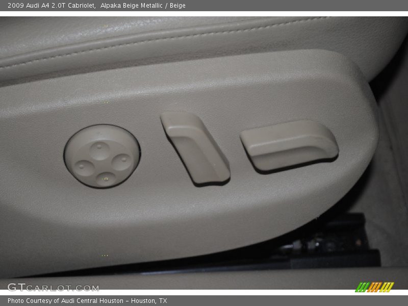 Alpaka Beige Metallic / Beige 2009 Audi A4 2.0T Cabriolet