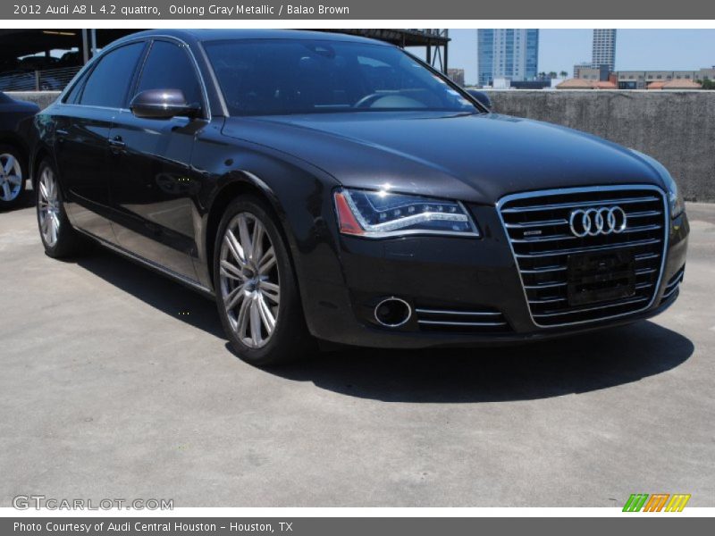 Oolong Gray Metallic / Balao Brown 2012 Audi A8 L 4.2 quattro