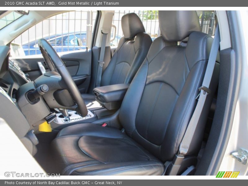 Gold Mist Metallic / Light Titanium 2010 GMC Acadia SLT AWD