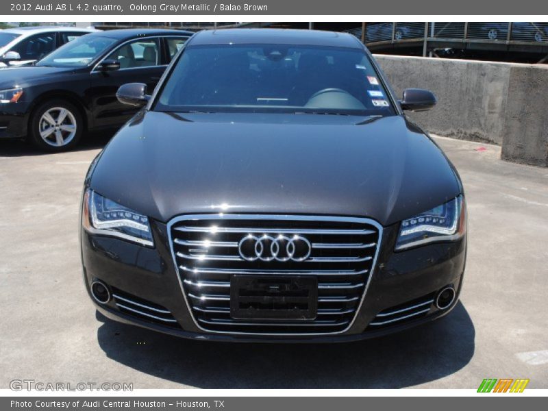 Oolong Gray Metallic / Balao Brown 2012 Audi A8 L 4.2 quattro