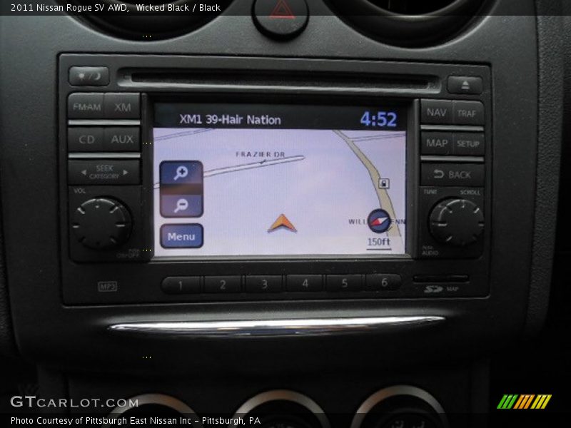 Wicked Black / Black 2011 Nissan Rogue SV AWD